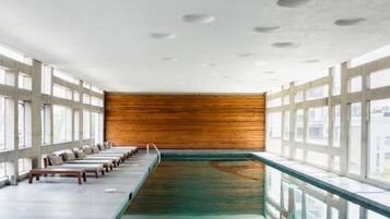 Indoor pool, a heated pool