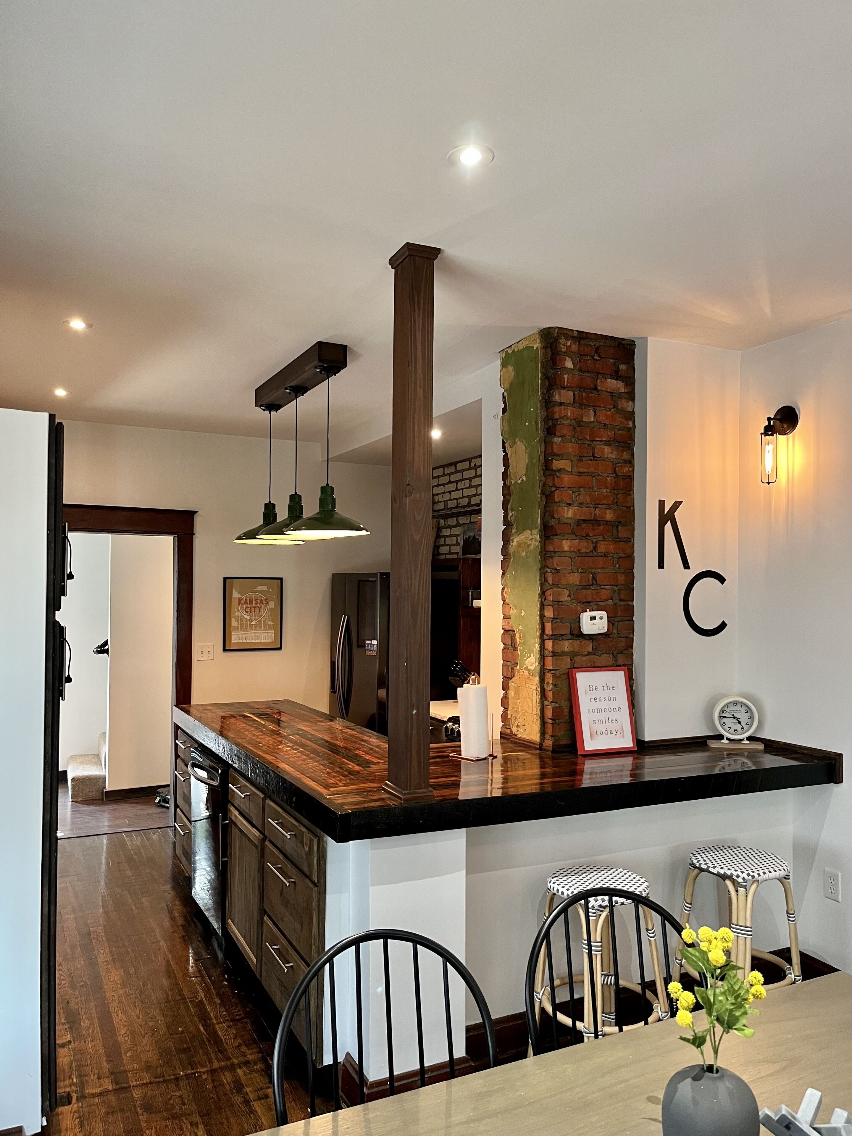 Beautiful, completely renovated century old home blocks from Kansas City Plaza. 