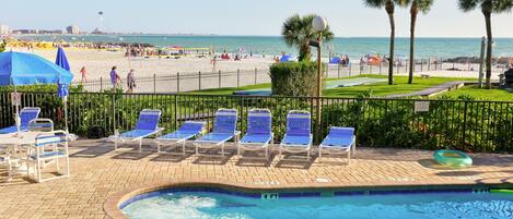 Una piscina riscaldata