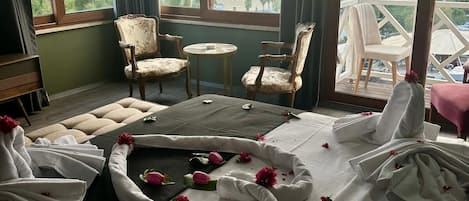 Suite Luxe, balcon, vue mer