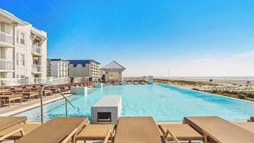 Et oppvarmet basseng