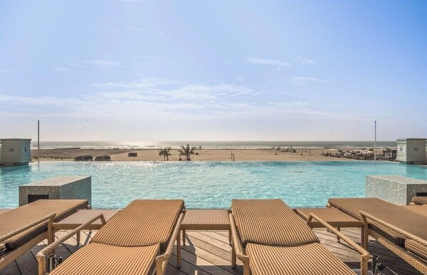 Et oppvarmet basseng