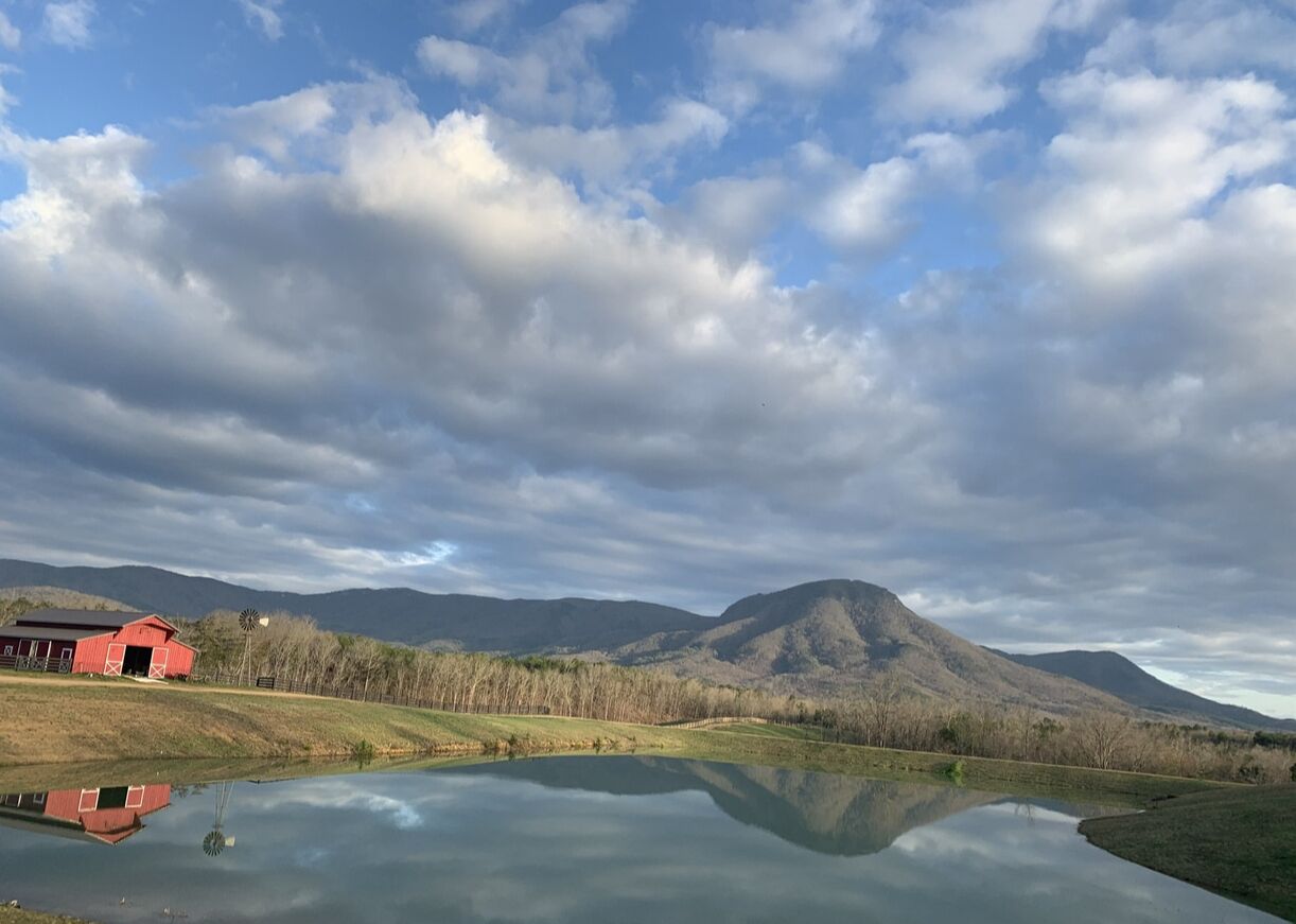Enjoy the picturesque view of the mountains. Gateway to the Appalachians! 