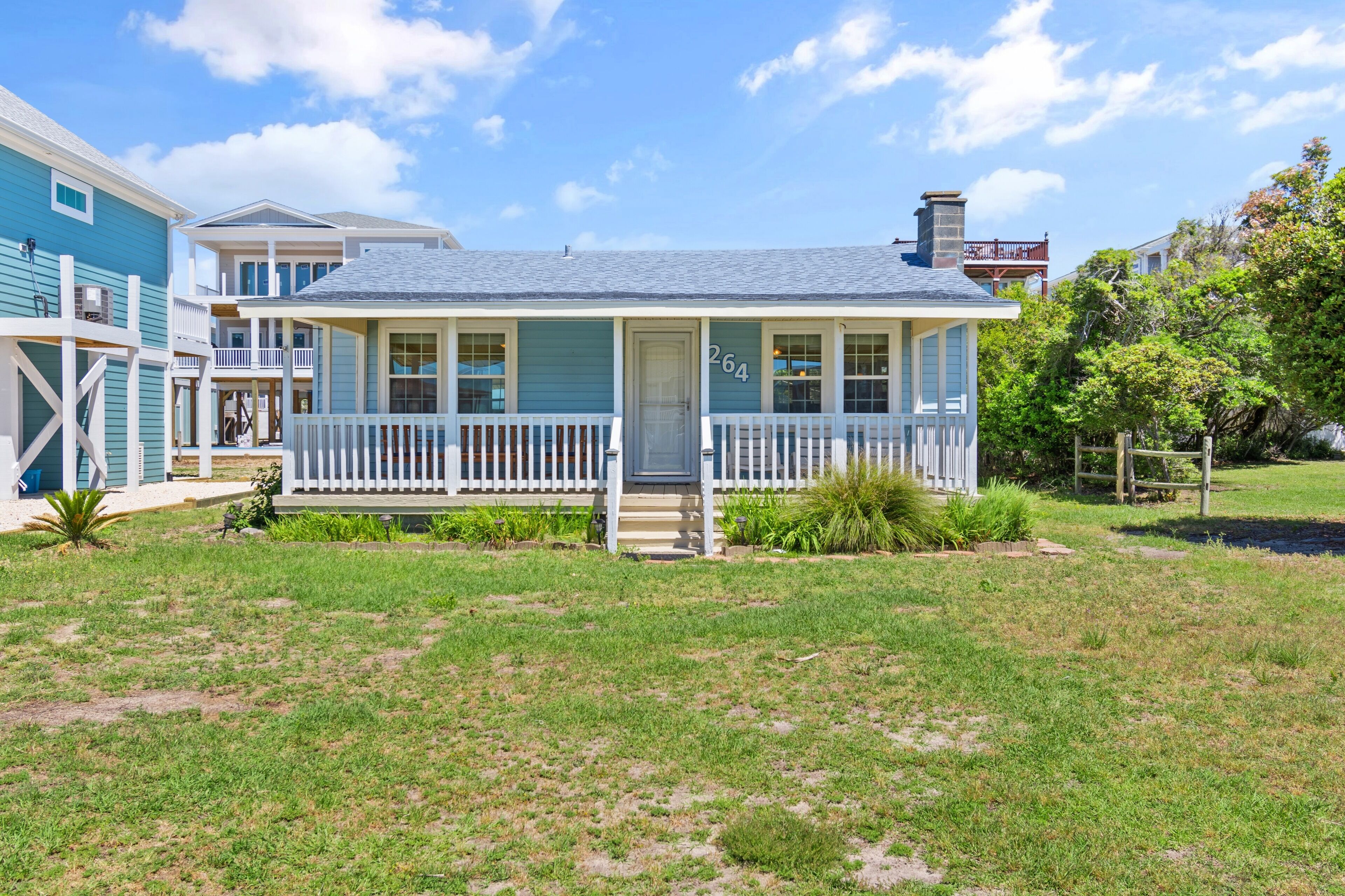"Cottage By The Sea" is a 2 bedroom, 2 bathroom second row home.