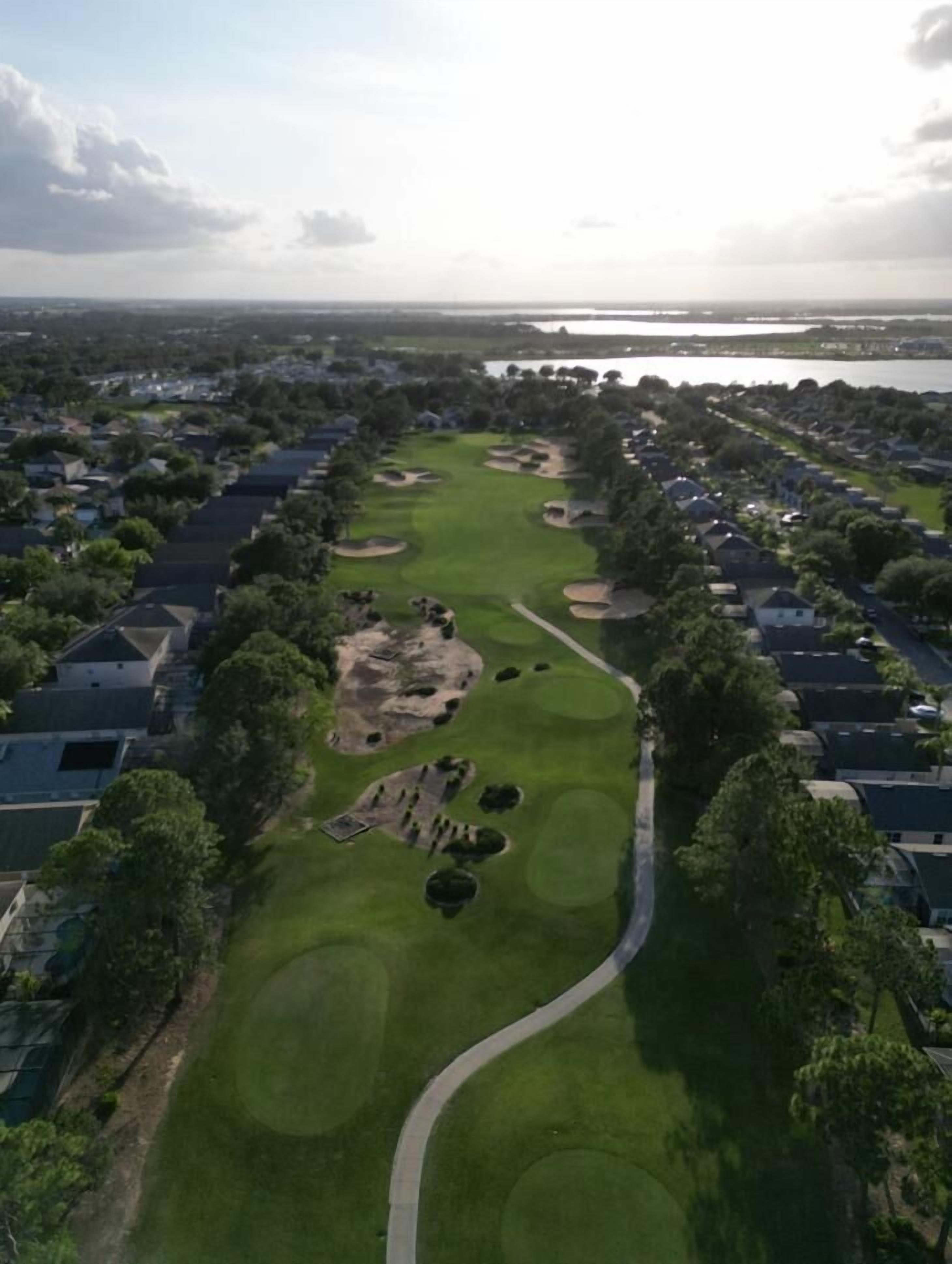 Private pool house inside Golf Course