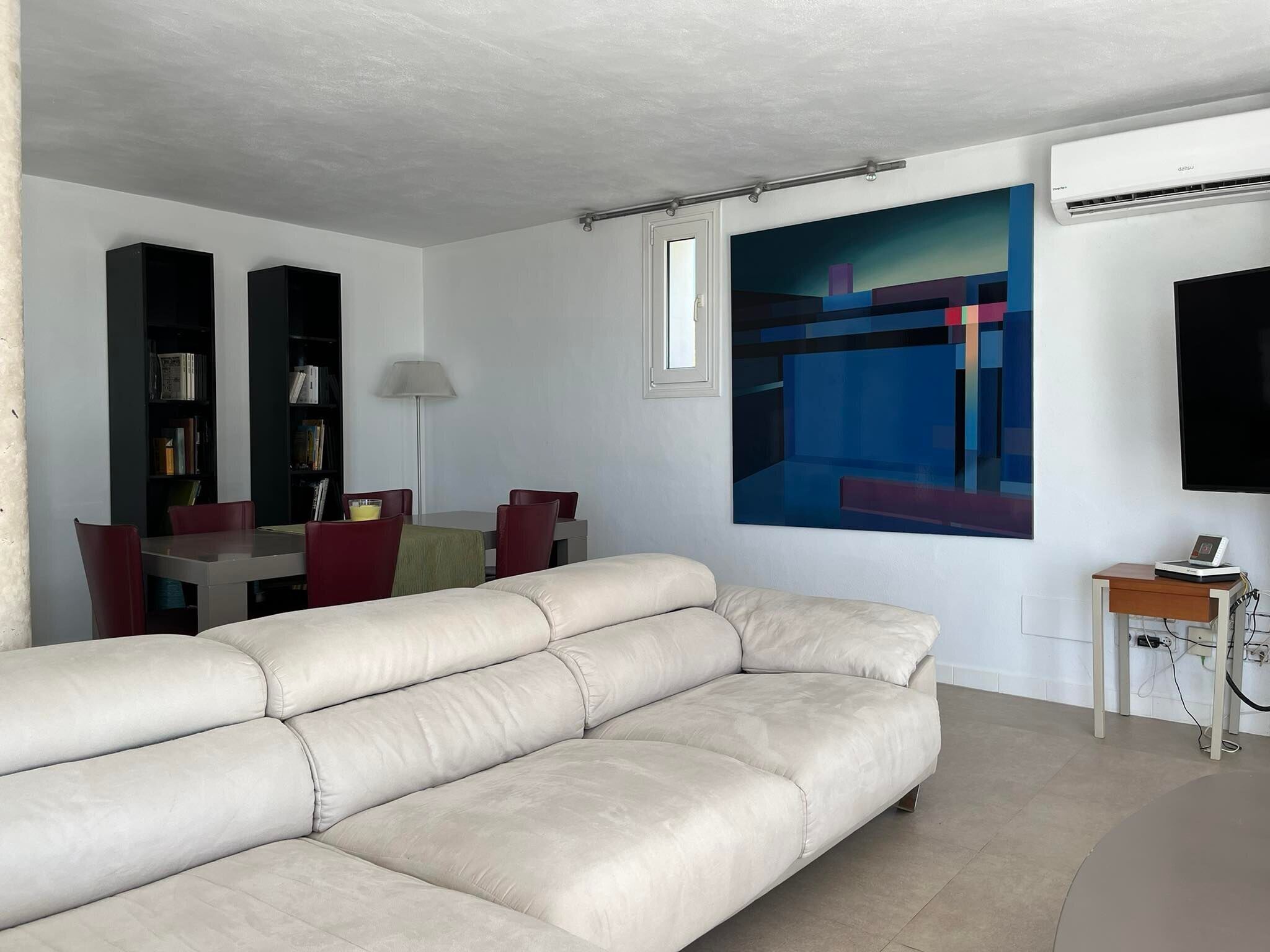 Climatized 2 bedroom house with Formentera view