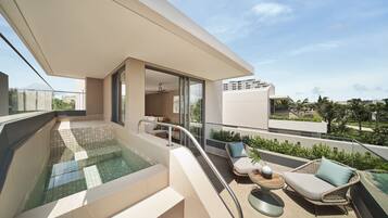 Villa Premium, 3 chambres, vue piscine | Terrasse/Patio