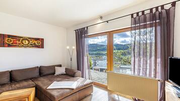 Televisión, reproductor de DVD, estéreo