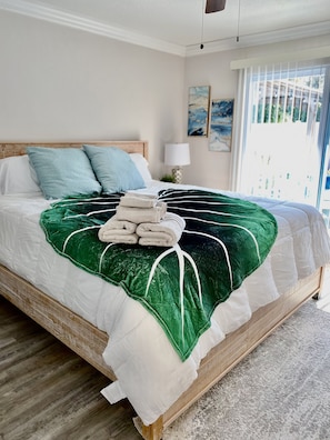 4 bedrooms, iron/ironing board, travel cot, free WiFi
