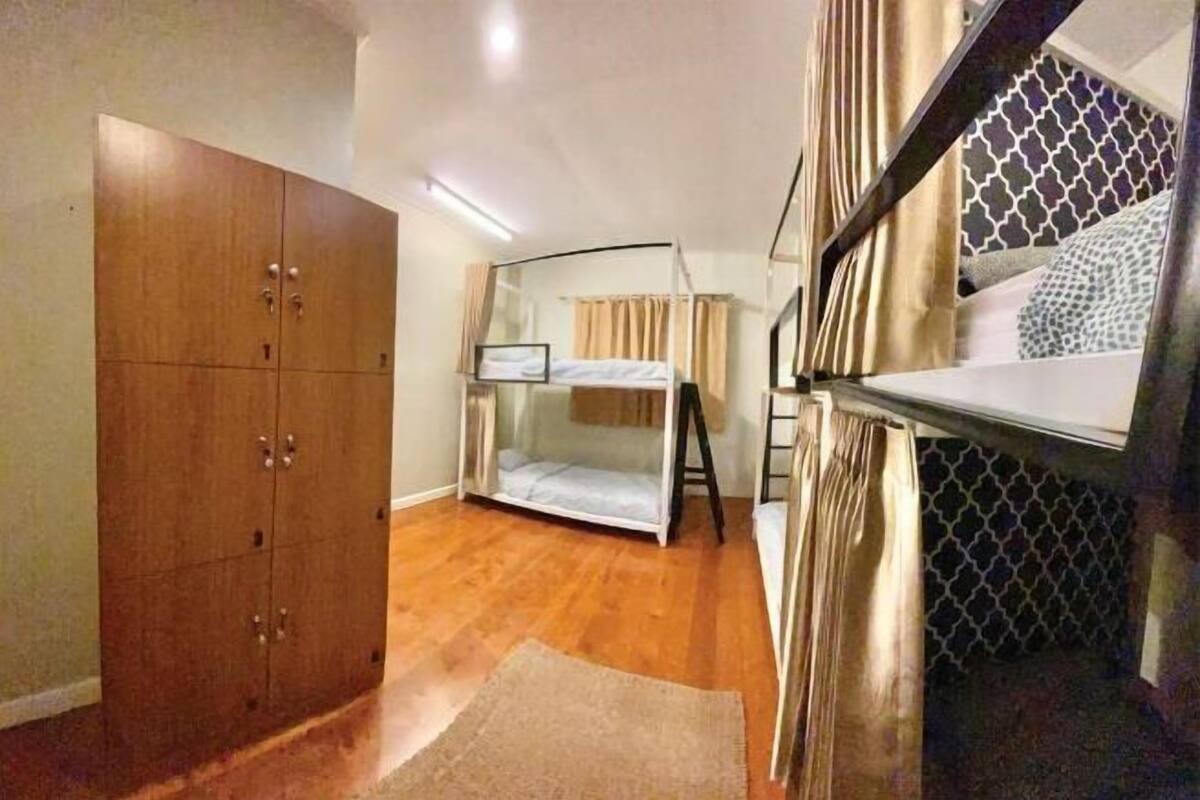 Blackout curtains, iron/ironing board, free WiFi, bed sheets