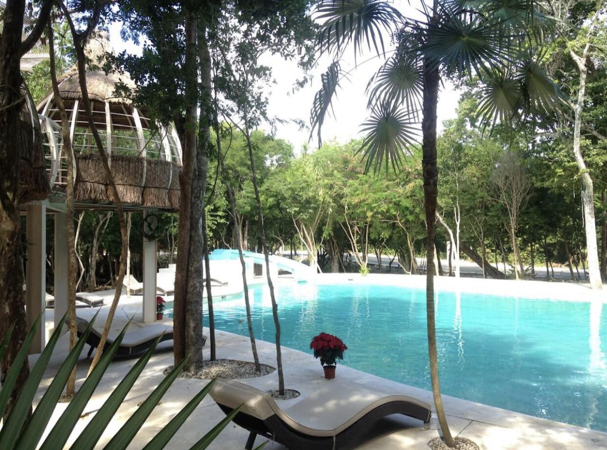 Alberca al aire libre 