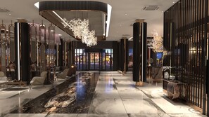 Sala de estar en el lobby