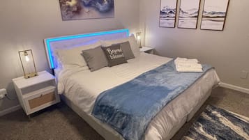 2 bedrooms, desk, iron/ironing board, free WiFi