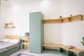 1 habitación, escritorio, wifi gratis y ropa de cama 