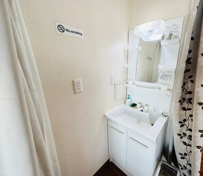 Hair dryer, towels