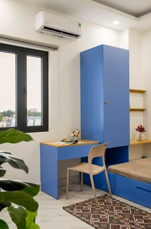 1 bedroom, desk, free WiFi, bed sheets - 5/studio Neuf, Coloré et Confortable (Ho Chi Minh City)