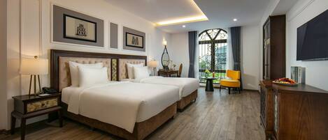 Chambre Exécutive | Literie de qualité supérieure, minibar, coffres-forts dans les chambres