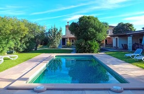 Pool - Country House 'Cadernera' with Private Pool, Wi-Fi and Air Conditioning (Búger)