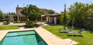 Pool - Country House 'Cadernera' with Private Pool, Wi-Fi and Air Conditioning (Búger)