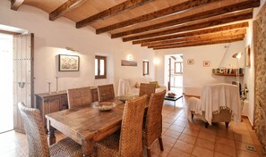 Dining - Country House 'Cadernera' with Private Pool, Wi-Fi and Air Conditioning (Búger)