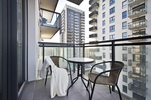 Standardlejlighed - 1 soveværelse - balkon - byudsigt | Balkon