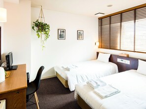 1 bedroom, desk, iron/ironing board, free WiFi - Design hotel twin room Hotel Pacific Kanazawa / Kanazawa Ishikawa (Kanazawa)