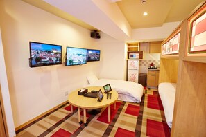 1 間睡房、熨斗/熨衫板、免費 Wi-Fi、床單