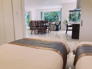 2 Schlafzimmer, Schreibtisch, kostenloses WLAN, Bettwäsche