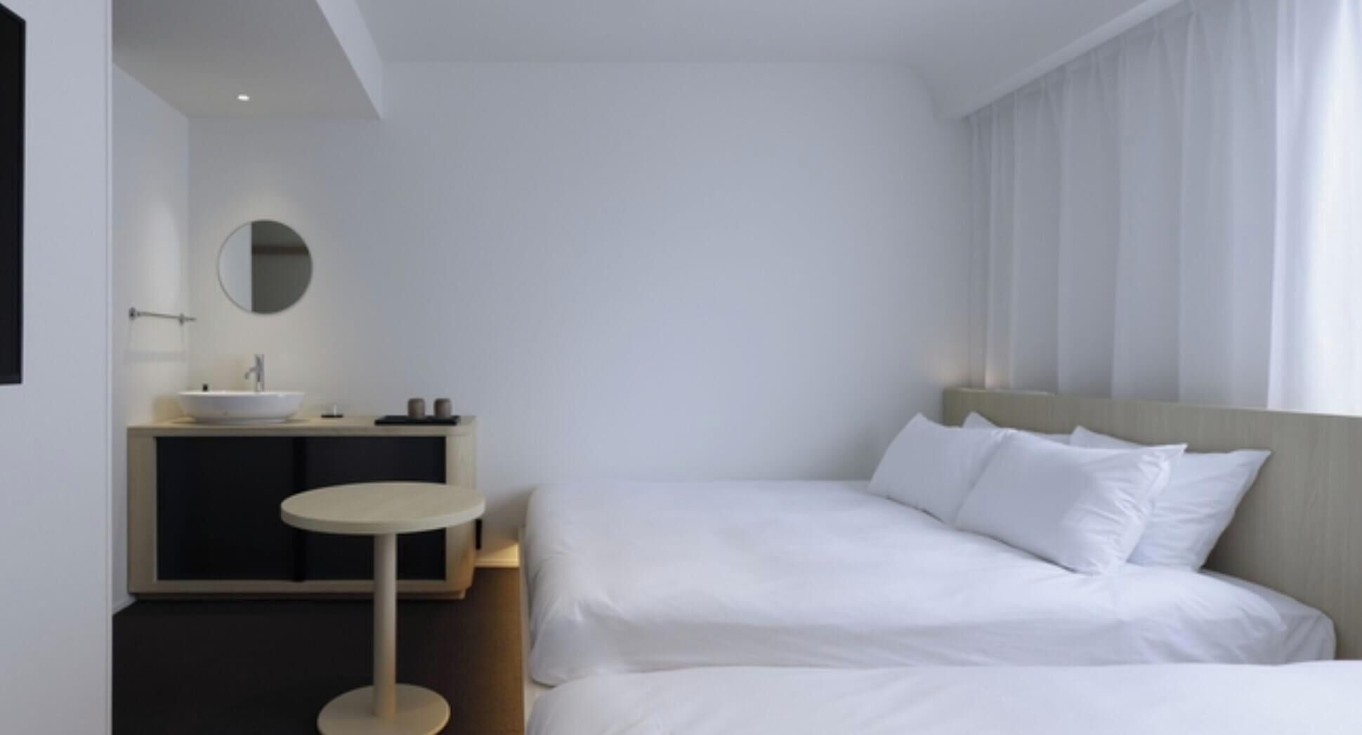 [Comfort wide twin] 23.3㎡/bed width 1,600mm This room can accommodate 1 to 4 people.