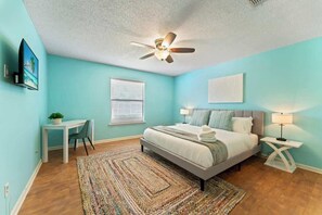 3 bedrooms, iron/ironing board, travel crib, WiFi