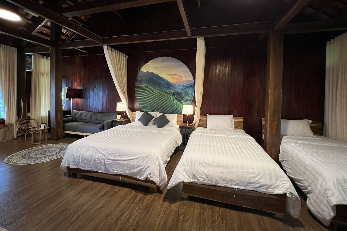 Chalet de diseñador | Ropa de cama de alta calidad y decoración personalizada