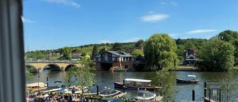 Blick von der Unterkunft