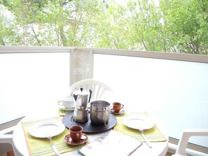 Outdoor dining - Holiday apartment mit Terrasse (Bibione)