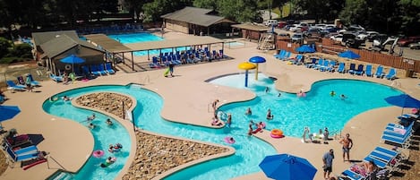 Una piscina riscaldata