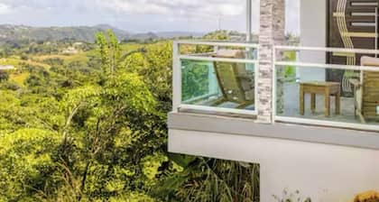 Charming house, stunning views in brilliant Barranquitas with AC, WiFi, Parking