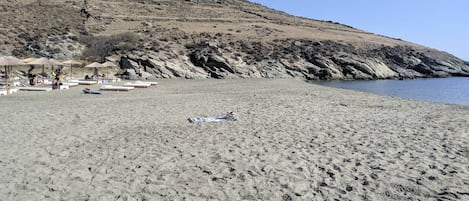 On the beach