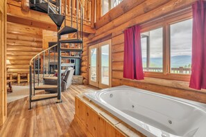 Cabin, 2 Bedrooms | Bathroom | Towels, toilet paper - Sky Views - Panoramic Views 2 Bedroom Cabin by Heavenly Views Resort (Gatlinburg)