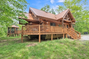 Cabin, 2 Bedrooms | Exterior - Ridge Views - Private Mountain Top Cabin 2 Bedroom Cabin by Heavenly Views Resort (Gatlinburg)