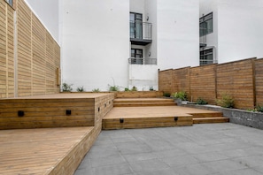 Step out onto the deck and enjoy the serene surroundings.