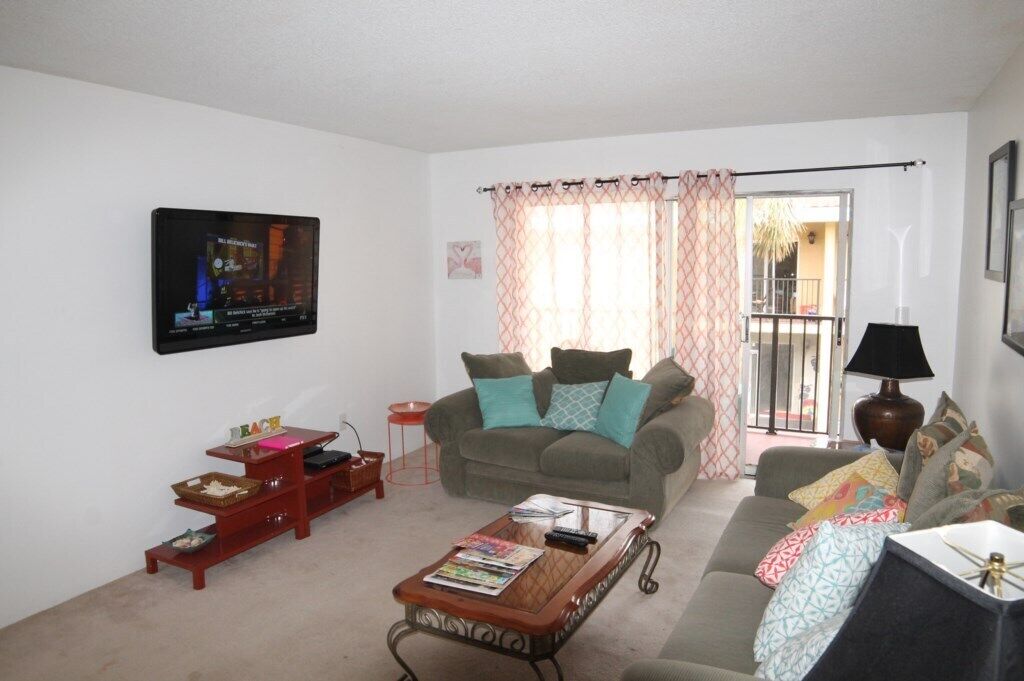 公寓式客房, 2 间卧室 | 起居区