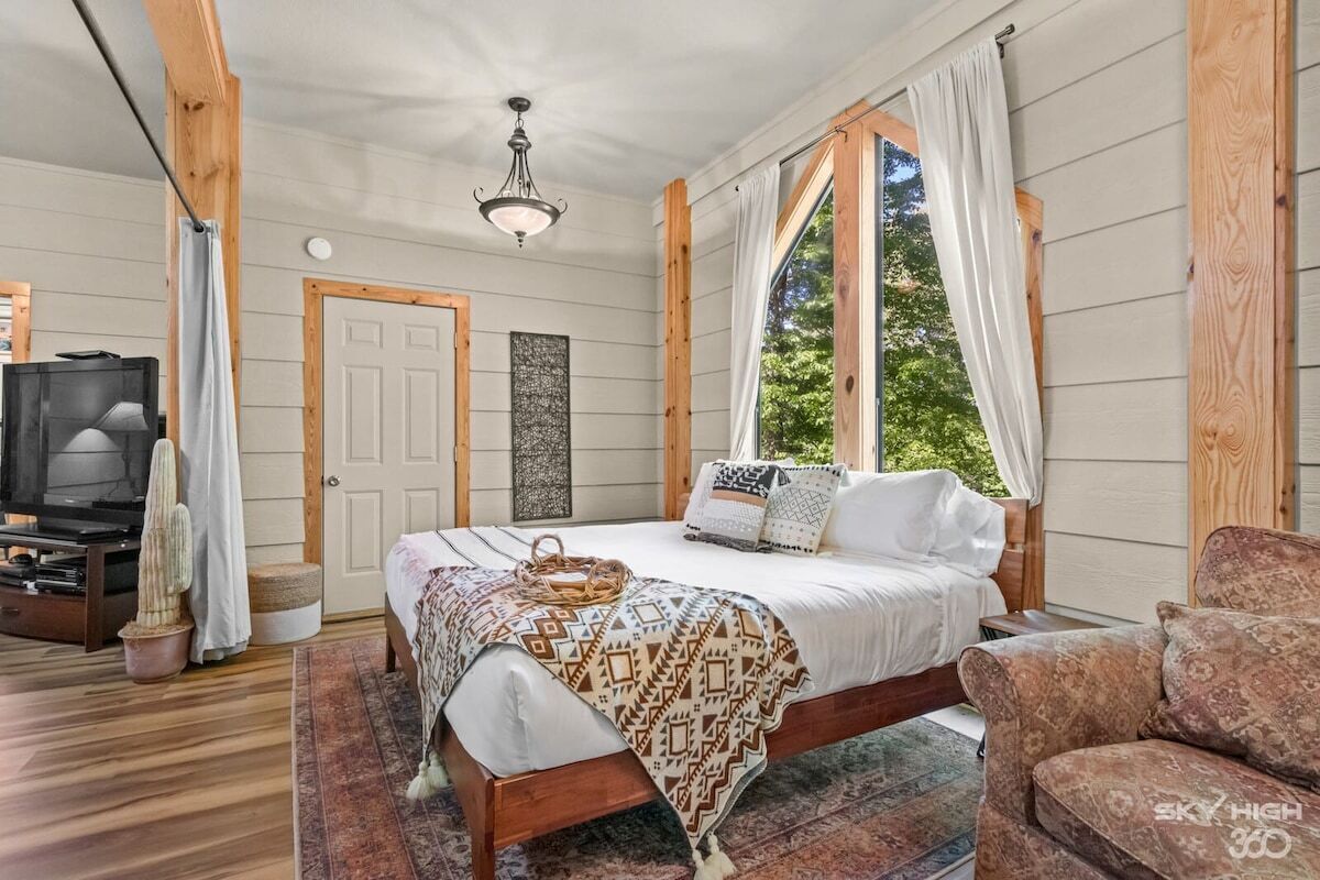 1 habitación, tabla de planchar con plancha, wifi y ropa de cama 