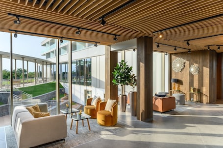 Lobby sitting area. Hotel Vinifera Wine & Spa