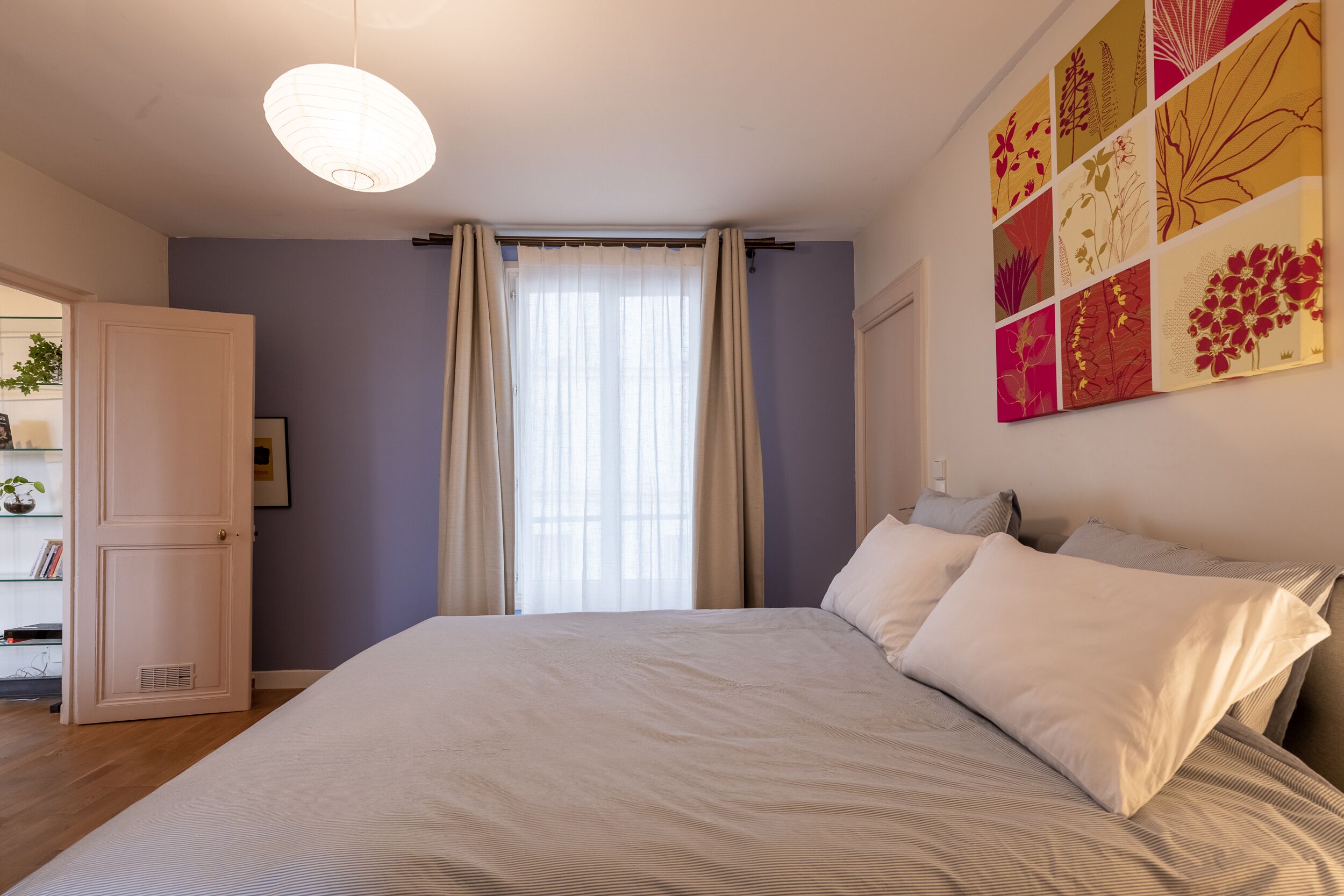 2Bdr, elegant apt with view on Eiffel tower, Montmartre