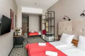 Chambre Quadruple Premium | Coffres-forts dans les chambres, décoration personnalisée