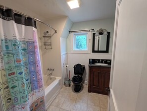 Hårtork, handdukar och toalettpapper