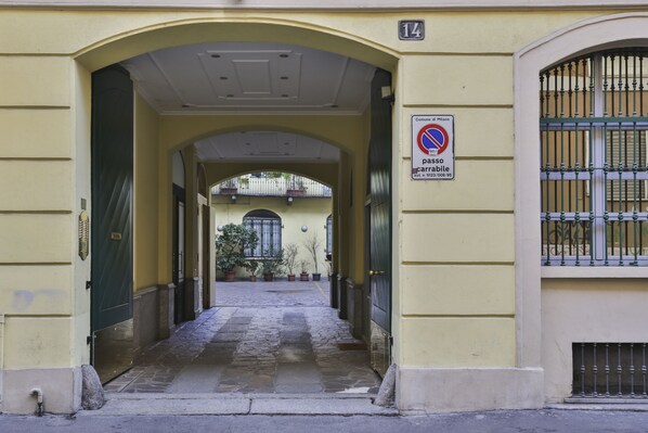 Entrada de la propiedad