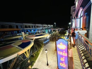 Uitzicht vanuit de kamer