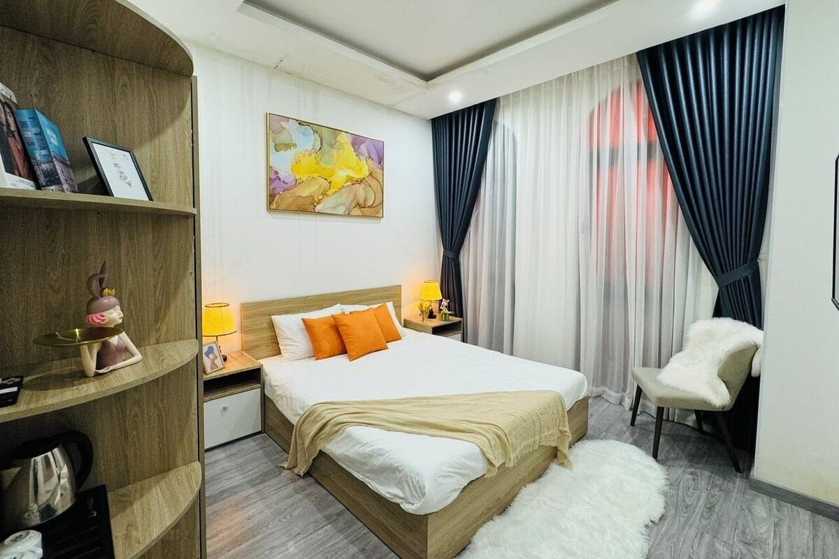 Phòng đôi Tiêu chuẩn, quang cảnh biển, sát bãi biển | Bộ đồ giường cao cấp, chăn bông, nệm Select Comfort 
