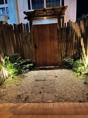 Majoituspaikan julkisivu