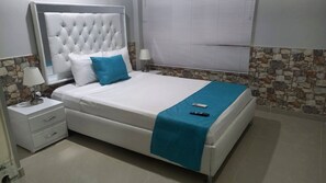 Individually decorated, individually furnished, iron/ironing board